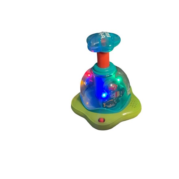 Kids II Bright Stars Press & Glow Spinning Musical Top with Light - Picture 6 of 6